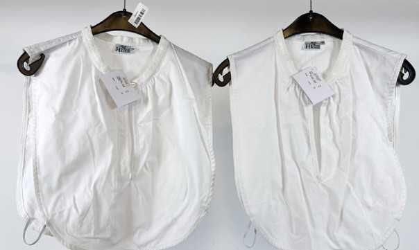 Top guler detașabil alb bumbac – Stil Boho / Festival / Plajă – Nou cu etichetă