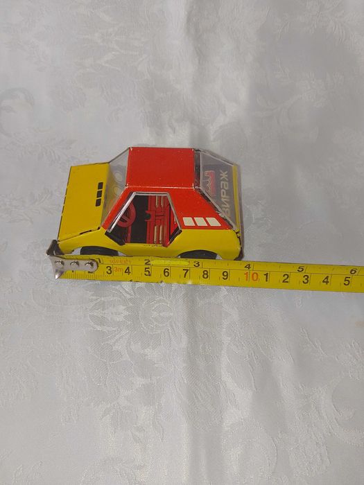 Стара   Руска Ламаринена Играчка,  Количка