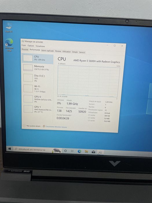 Laptop gaming hp victus ryzen 5 nvidia gtx 1650
