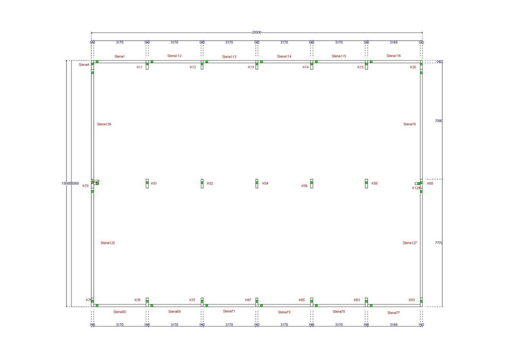 ЛИЗИНГ - Халета, Хале, Магазини, Складове, Склад 300м2 - 15м х 20м х6м