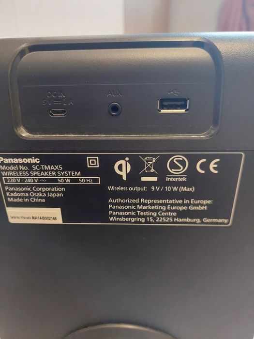 Panasonic SC-TMAX5 | Мощна парти тонколона | Bluetooth