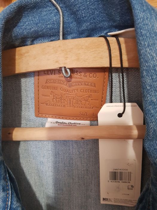 Geaca Levi's Levis blugi primavara toamna albastra noua cu eticheta