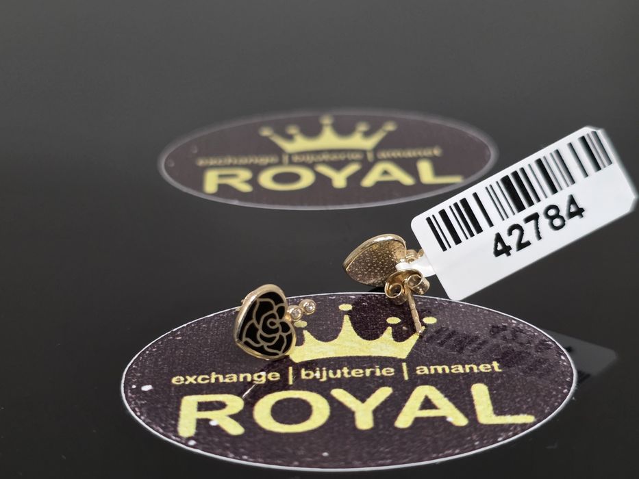 Bijuteria Royal: Cercei aur 14k/1.01 gr