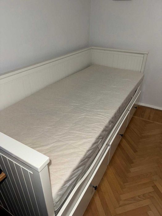 Divan cu 3 sertare/2 saltele, 80x200 cm