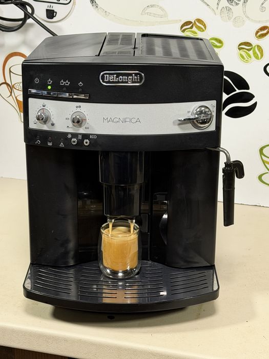 Кафемашина кафе автомат delonghi magnifica с гаранция