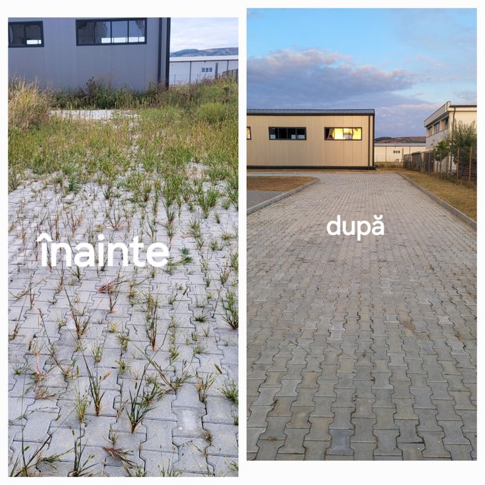 Spălare / curățare pavaje , fațade și panouri fotovoltaice