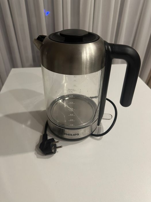 Fierbator Philips HD9339/80 1.7L sticla, LED albastru