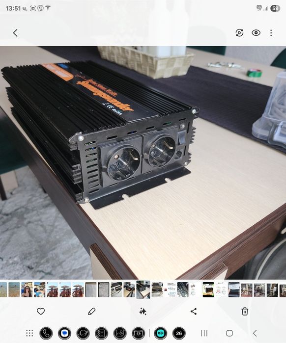 Продавам инвертор пълна синусоида 2500/5000w