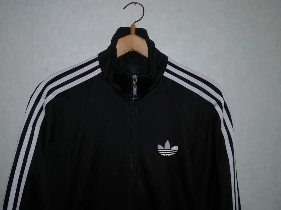 Adidas Originals Firebird Trefoil оригинално черно горнище Адидас