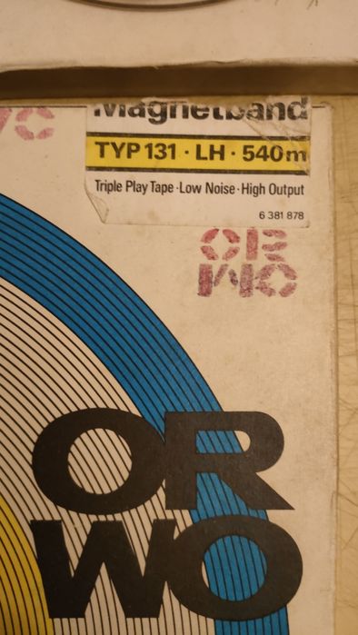 ORWO бобина пленка магнитофонная