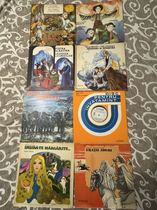 Discuri vinil povești basme piese teatru versuri