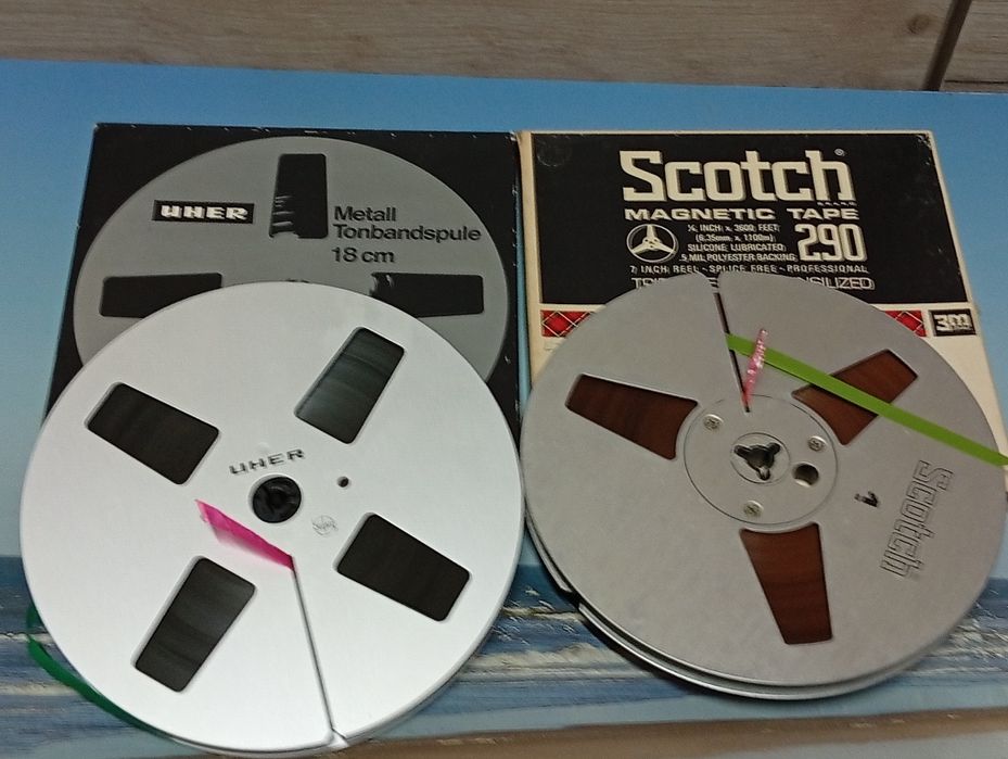 UHER plus Scotch 18 cm role metal magnetofon