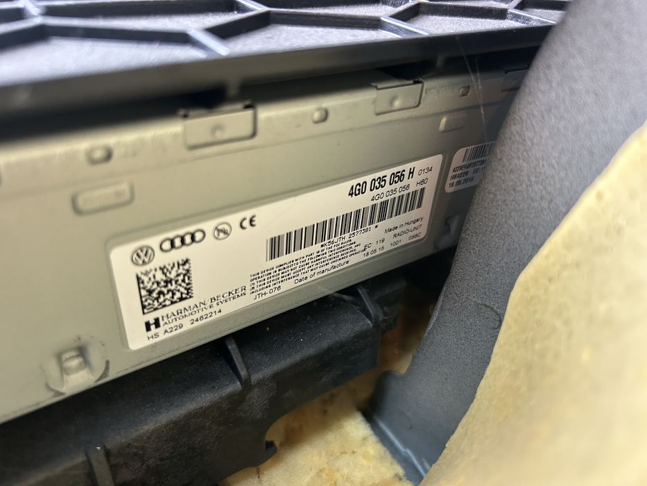 Modul radio Audi A4 B8.5 facelift 4G0 035 056 H 2015