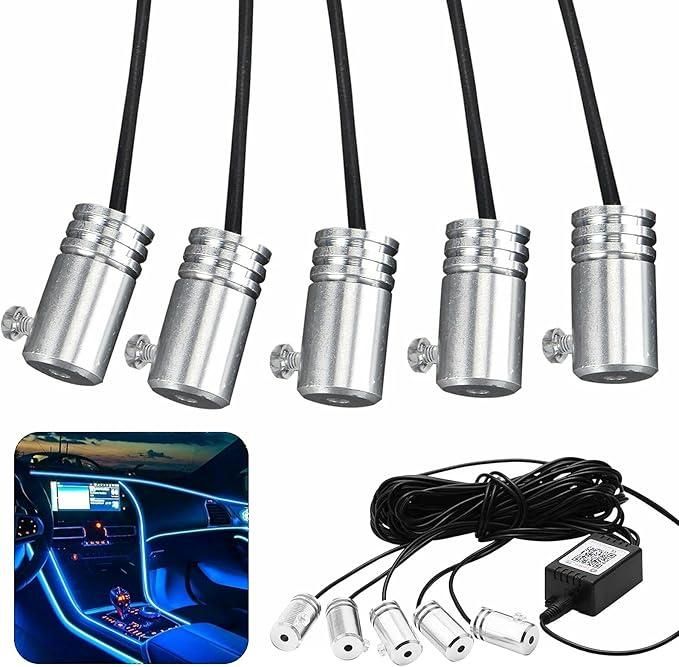 Интериорно Амбиентно LED вътрешна лентова светлина, 16 милиона цвята 5