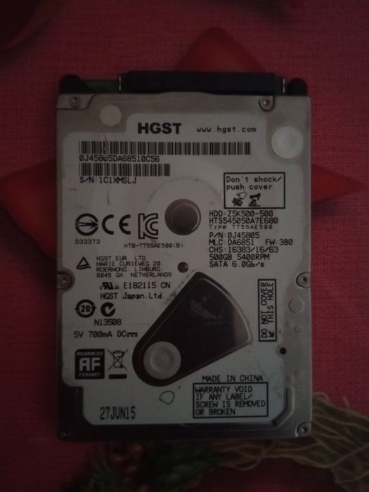 HDD Harddisk Laptop 320GB