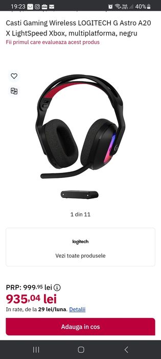 Casti Wireless Logitech