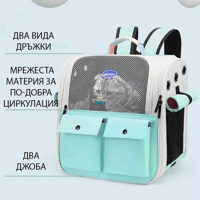 Раница за домашен любимец Раници за домашни любимци Раница за коте