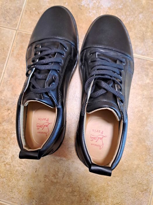 Мъжки обувки CHRISTIAN LOUBOUTIN Louis Junior Flat Calf Black Sneakers