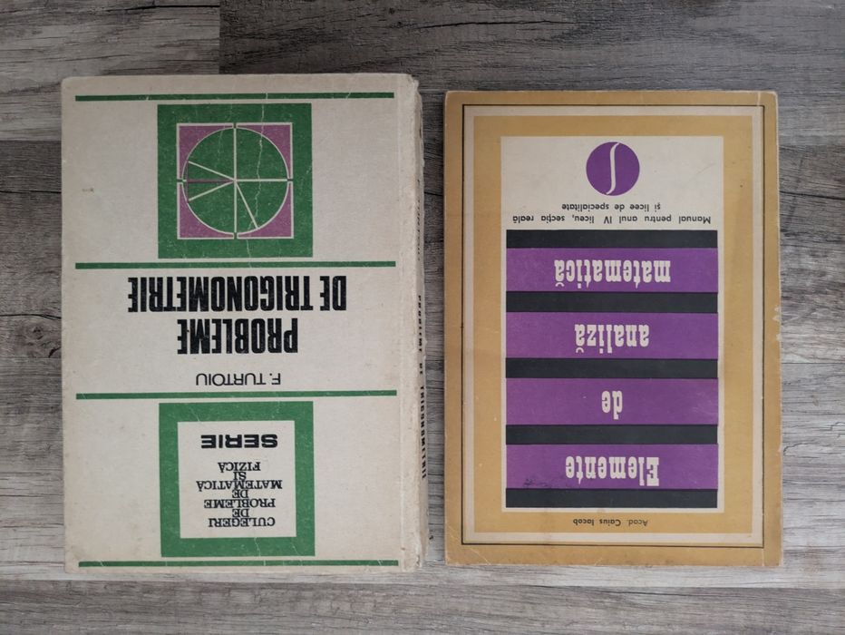 Set de 18 cărți de matematică