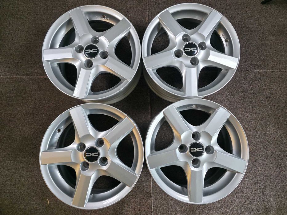 4 Jante Aliaj 4x100 15'' 6.5J ET 35 60.1 - Dedicate Dacia Logan Sandero Dokker NOI !
