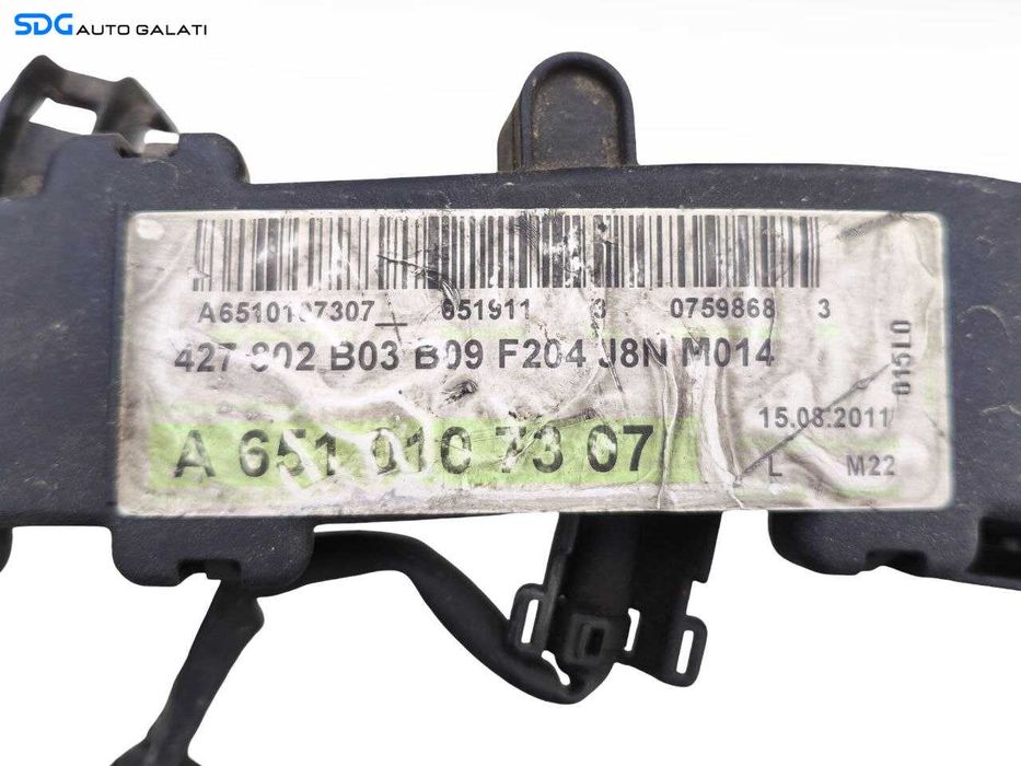 Instalatie Motor Completa Mercedes Clasa C Class W204 C180 C200 C220 C250 OM 651 651911 2.2 CDI 2007 - 2015 Cod A6510107307 [LS1116]