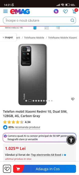 Telefon redmi 10
