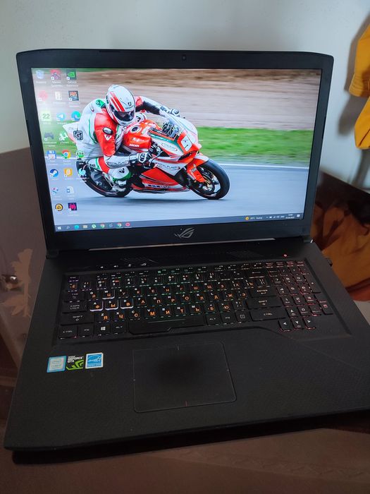 Продаётся Игровой ноутбук Asus ROG Strix GL703GE 17,3' дюйма + сумка
