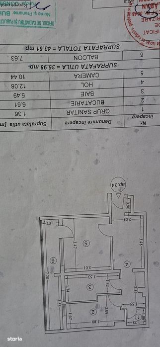 Tomis 3-Piata, gars(studio), 43mp utili, poz vest