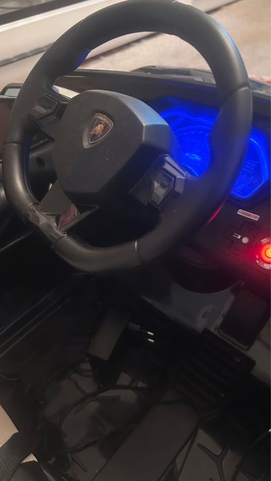 Lamborghini SVJ cu 2 locuri, 24V, 500W, Drift Edition, neagra