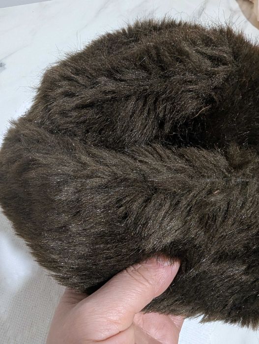 Căciulă de blană naturala PREMIUM – călduroasă, stil elegan (ca nouă!)