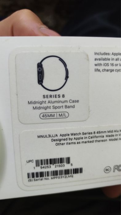 Apple Watch 8 поколение б/у.