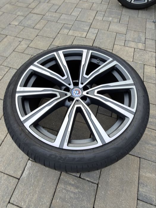 Jante originale BMW 742M R22 cu anvelope – X5 G05 / X6 G06