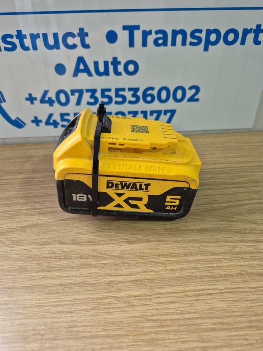 baterie dewalt 18 v 5 ah - lot 5-26-12