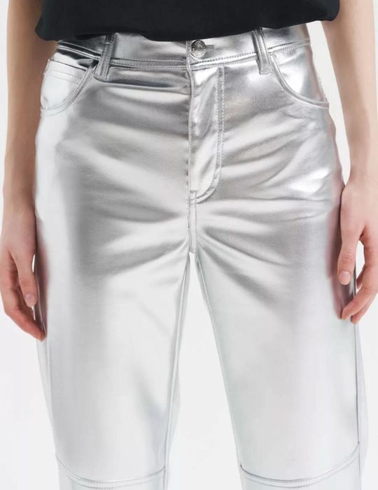 Кожаные брюки рр 38