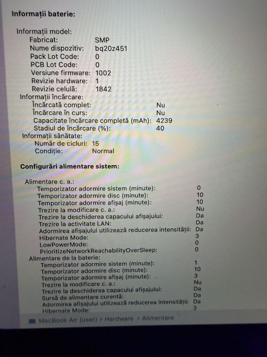 Macbook air i3 2020 ca nou