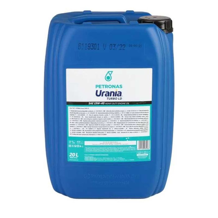 Ulei motor URANIA Turbo 15W40 / 20L, volum 20 litri, mineral