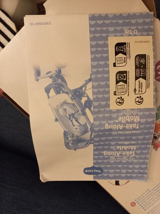 Бебешка въртележка за кошара и количка Tiny love