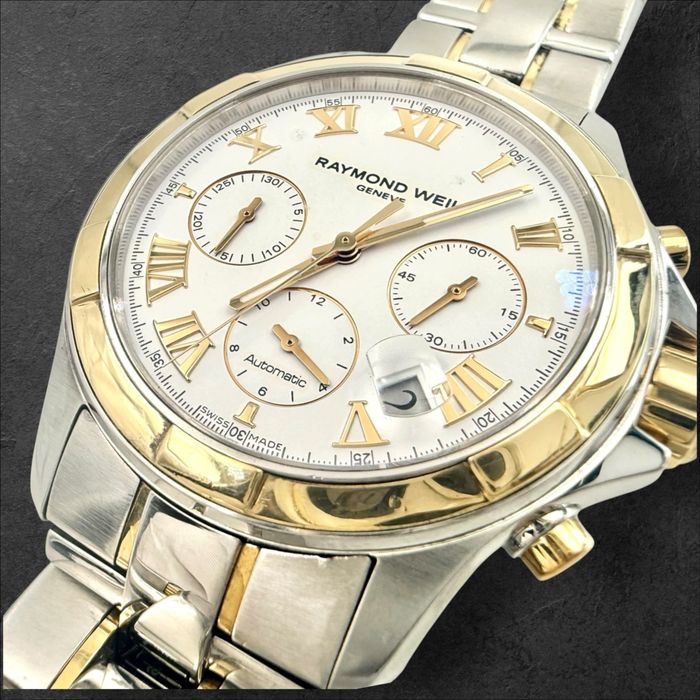 Raymond Weil Parsifal Automatic Chronograph | 18K Злато & Стомана | 57 Jewels мъжки шеейцарски часовник
