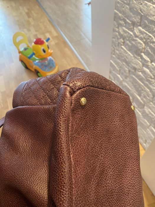 Кожена чанта musette