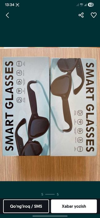 Smart glasses kamerali aqilli koʻzoynak sotiladi