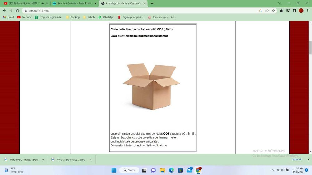 Ambalaje din hartie si carton. Pret de producator.