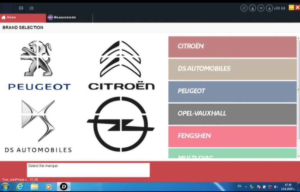 Diagnoza/tester Diagbox Lexia PSA Citroen Peugeot Ds Opel