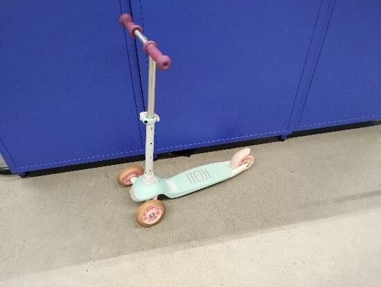 Trotinetă B1 500 alb-verde - produs resigilat - (SecondHand) Decathlon