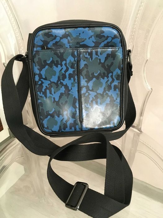 Silver Frame мъжка чанта естествена кожа