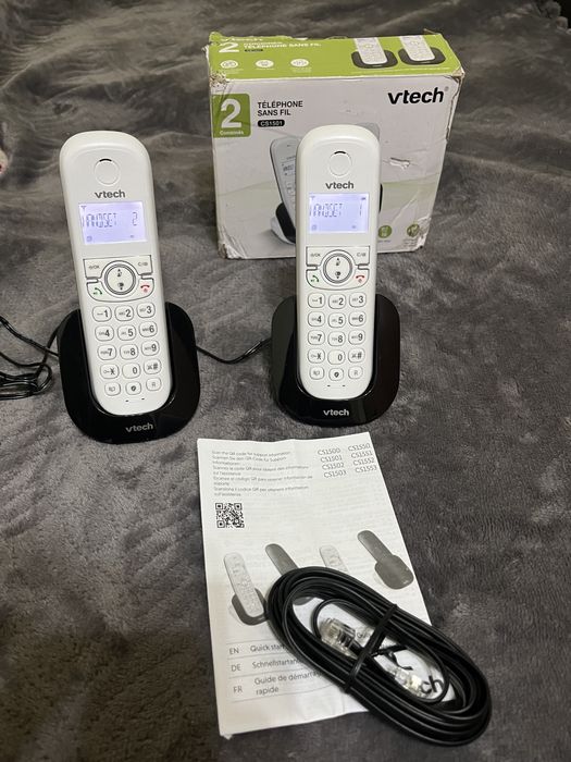 Telefon fix Vtech CS1501 duo