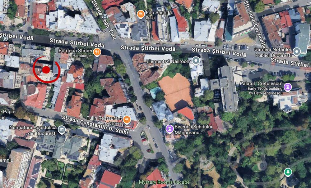 Apartament lângă Cismigiu cu farmec interbelic și liniștea unei curți