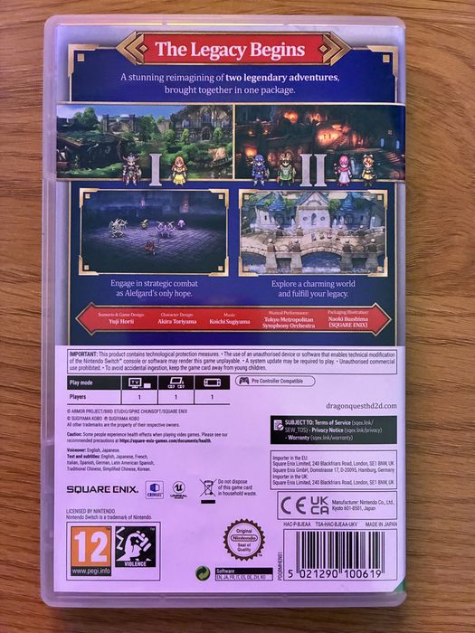 Joc Dragon Quest 1 & 2 HD-2D Remake Nintendo Switch 2