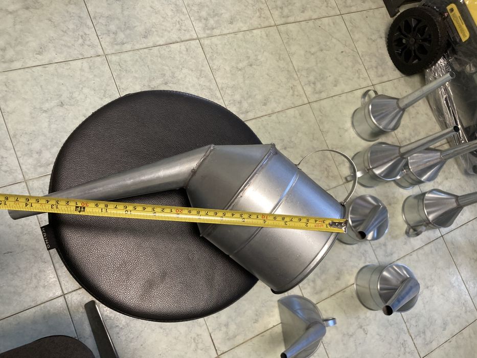 Фуния за гориво метална с цедка за дизел и бензин