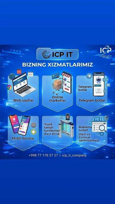 Web-sayt, Telegram bot, Mobil ilova — 20% chegirma!