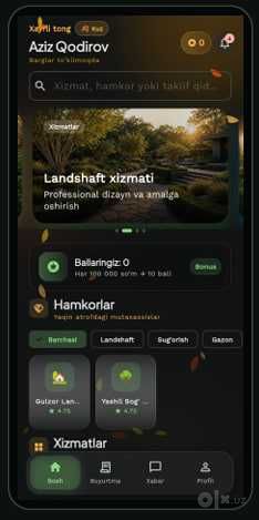 Dasturiy taminot, Web sahifalar, Mobile ilovalar yaratish xizmati